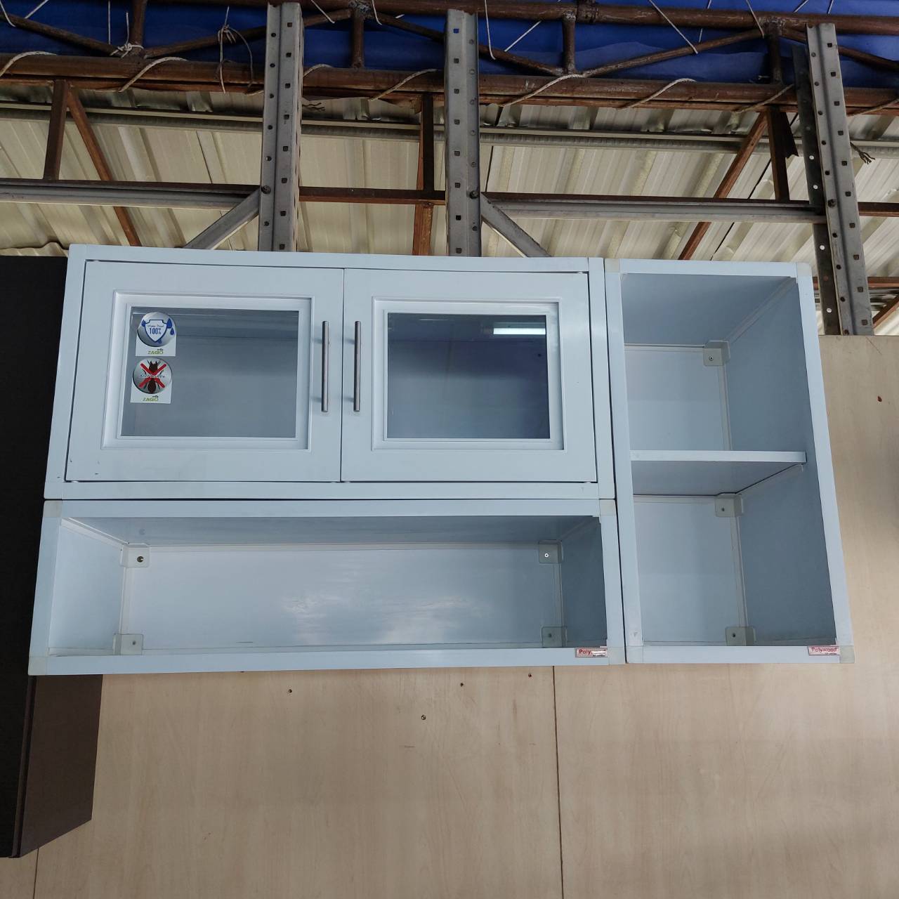 ตู้แขวน PVC ขาว 3ชิ้น